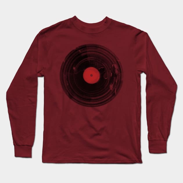 Vinyl Record DJ! Long Sleeve T-Shirt by ddtk